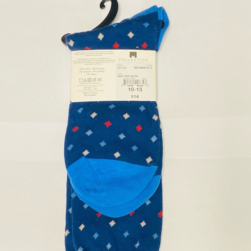 Socks for men by Michael Strahan-Luxury Size 10-13 NWT